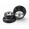 Wheels SCT Satin Chrome 2.2/3.0" 2WD Front (2)