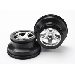 Wheels SCT Satin Chrome 2.2/3.0" 2WD Front (2)