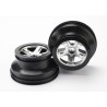 Wheels SCT Satin Chrome 2.2/3.0" 2WD Front (2)