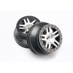 Fälg SCT Split-Spoke Matt Krom-Svart 2WD Fram (2)