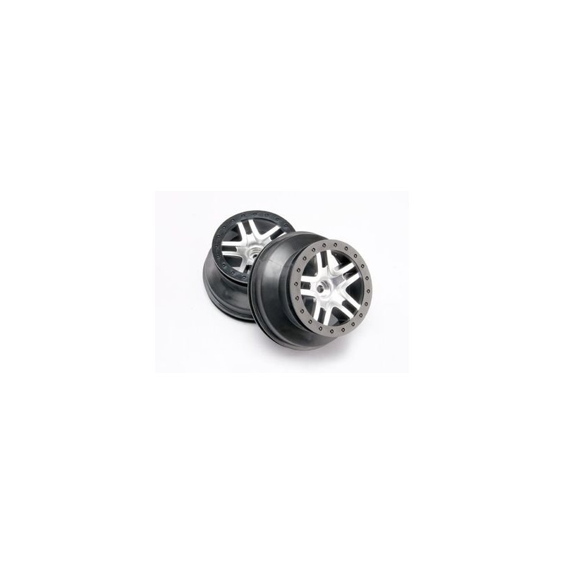 Wheels SCT Split-Spoke Satin Chrome-Black 2WD Front (2)