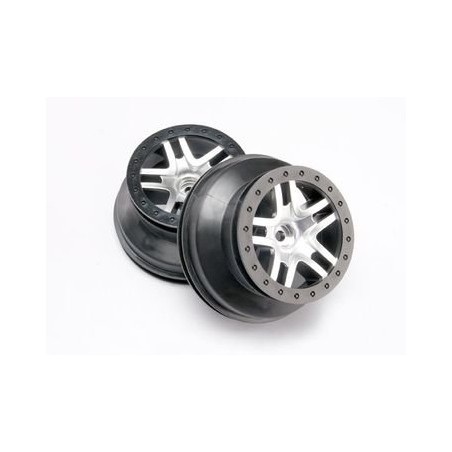 Wheels SCT Split-Spoke Satin Chrome-Black 2WD Front (2)