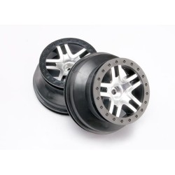 Wheels SCT Split-Spoke Satin Chrome-Black 2WD Front (2)
