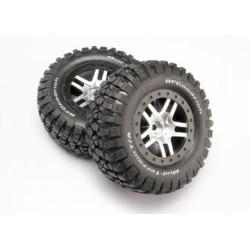 Tires & Wheels BFGoodrich/S-Spoke Satin Chrome 2WD Front (2)