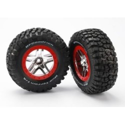 Tires & Wheels BFGoodrich/S-Spoke Chrome-Red 2WD Front (2)