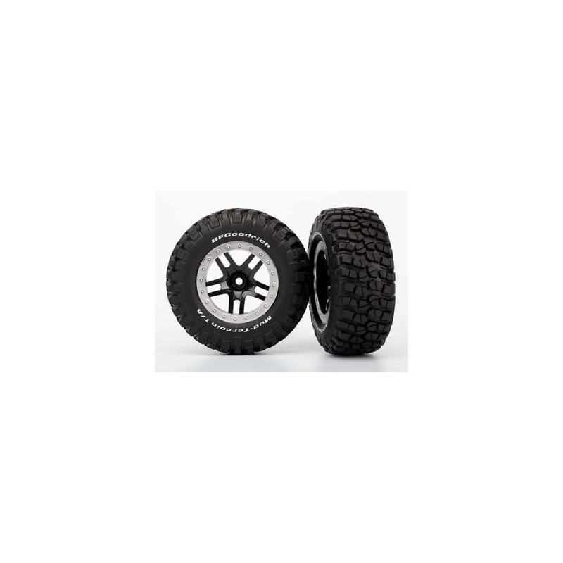 Tires & Wheels BFGoodrich/S-Spoke Black-Satin 4WD/2WD Rear