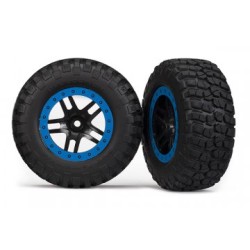 Däck & Fälg BFGoodrich/S-Spoke Svart-Blå 4WD/2WD Bak (2)