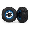 Tires & Wheels BFGoodrich/S-Spoke Black-Blue 4WD/2WD Bak (2)