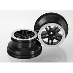 Fälg SCT Split-Spoke Svart-Matt Krom 2.2/3.0" 4WD/2WD Bak(2)