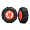 Tires & Wheels SCT / SCT S-Spoke Orange 4WD/2WD Rear TSM (2)