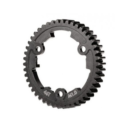 Spur Gear 46-Tooth Steel (Machined, Hardened) Wide (1.0M)