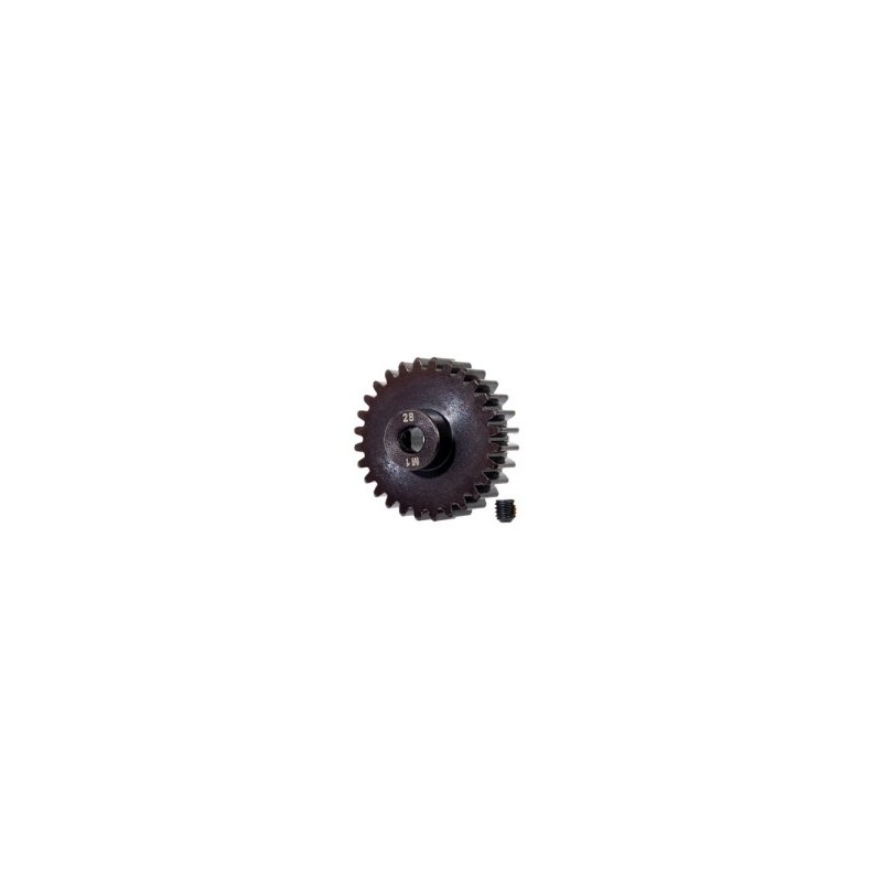 Pinion Gear 28T 1.0M for 5mm Shaft (Machined, Hardened)