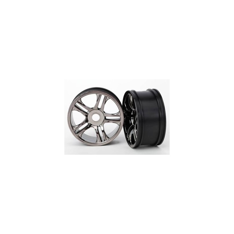 Wheels Split-Spoke Black Chrome Rear (2) XO-1