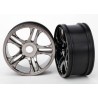 Wheels Split-Spoke Black Chrome Rear (2) XO-1