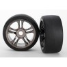 Däck & Fälg Slicks S1/S-Spoke Svart Krom Fram (2) XO-1