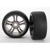 Däck & Fälg Slicks S1/S-Spoke Svart Krom Fram (2) XO-1