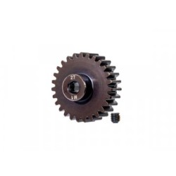Pinion Gear 27T 1.0M for 5mm Shaft (Machined, Hardened)