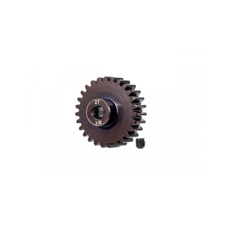 Pinion Gear 27T 1.0M for 5mm Shaft (Machined, Hardened)
