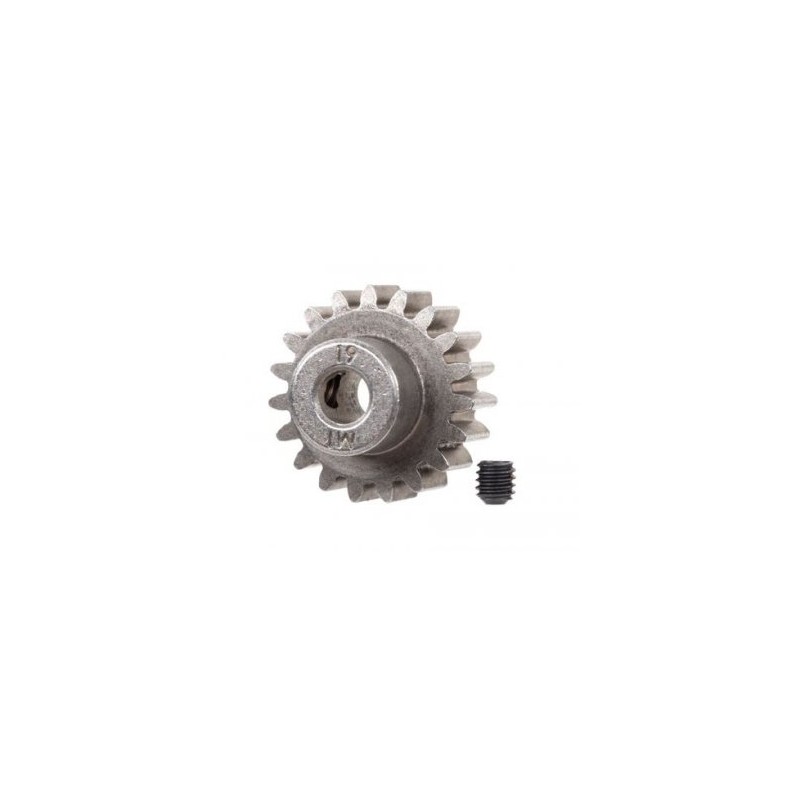 Motordrev (Pinion) 19T 1.0M för 5mm Axel (Endast för Ståldrev)