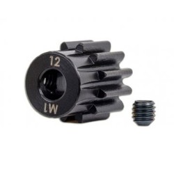 Pinion Gear 12T 1.0M for 5mm Shaft (Machined, Hardened)