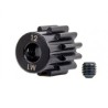 Pinion Gear 12T 1.0M for 5mm Shaft (Machined, Hardened)