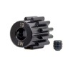 Pinion Gear 12T 1.0M for 5mm Shaft (Machined, Hardened)