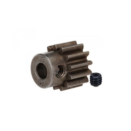 Motordrev (Pinion) 13T 1.0M för 5mm Axel (Endast för Ståldrev)