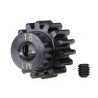 Pinion Gear 15T 1.0M for 5mm Shaft (Machined, Hardened)