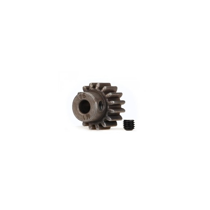Pinion Gear 16T 1.0M for 5mm Shaft (Only with Steel Spur Gear)