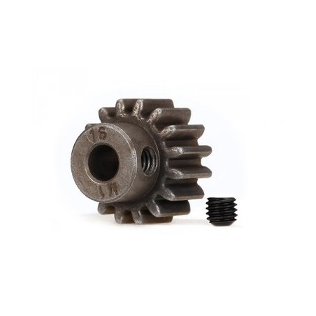 Pinion Gear 16T 1.0M for 5mm Shaft (Only with Steel Spur Gear)