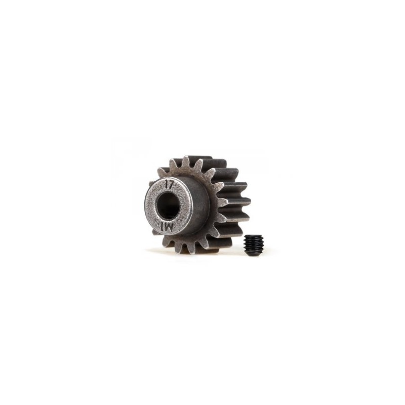 Motordrev (Pinion) 17T 1.0M för 5mm Axel (Endast för Ståldrev)