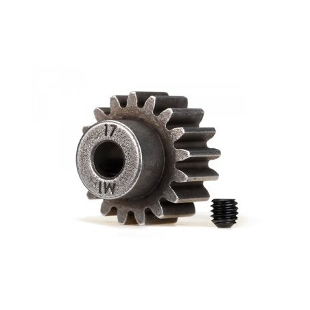 Motordrev (Pinion) 17T 1.0M för 5mm Axel (Endast för Ståldrev)