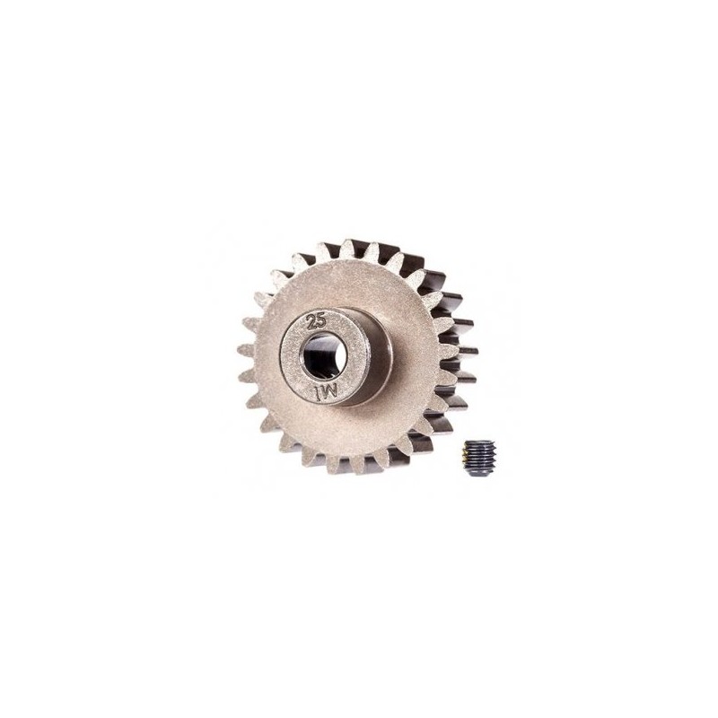 Pinion Gear 25T 1.0M for 5mm Shaft (Only with Steel Spur Gear)