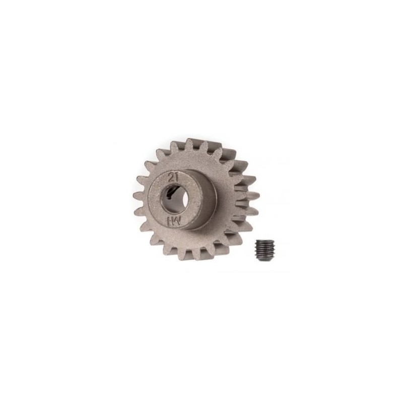 Pinion Gear 21T 1.0M for 5mm Shaft (Only with Steel Spur Gear)