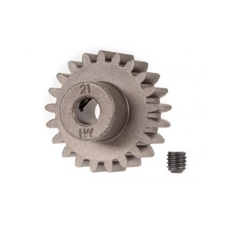 Pinion Gear 21T 1.0M for 5mm Shaft (Only with Steel Spur Gear)