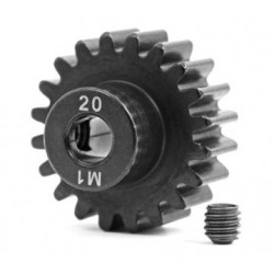 Pinion Gear 20T 1.0M for 5mm Shaft (Machined, Hardened)