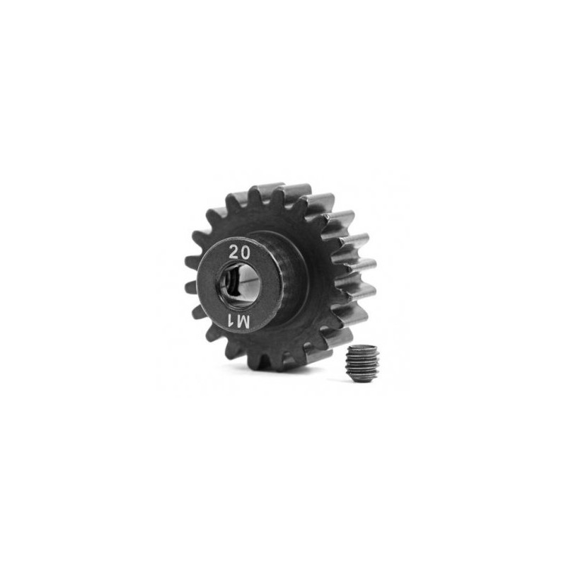 Motordrev (Pinion) 20T 1.0M för 5mm Axel (Fräst, Härdad)