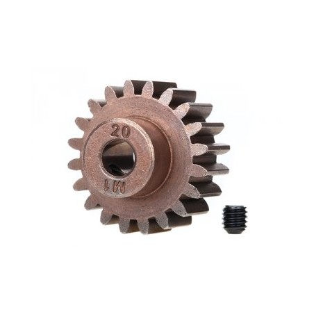 Pinion Gear 20T 1.0M for 5mm Shaft (Only with Steel Spur Gear)