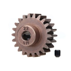 Pinion Gear 22T 1.0M for 5mm Shaft (Only with Steel Spur Gear)