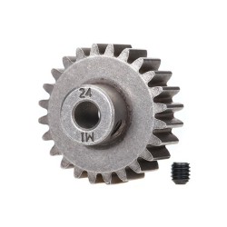 Pinion Gear 24T 1.0M for 5mm Shaft (Only with Steel Spur Gear)