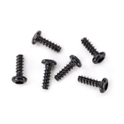 Skruv 1,6x5mm Kullrig Självgängande (6)