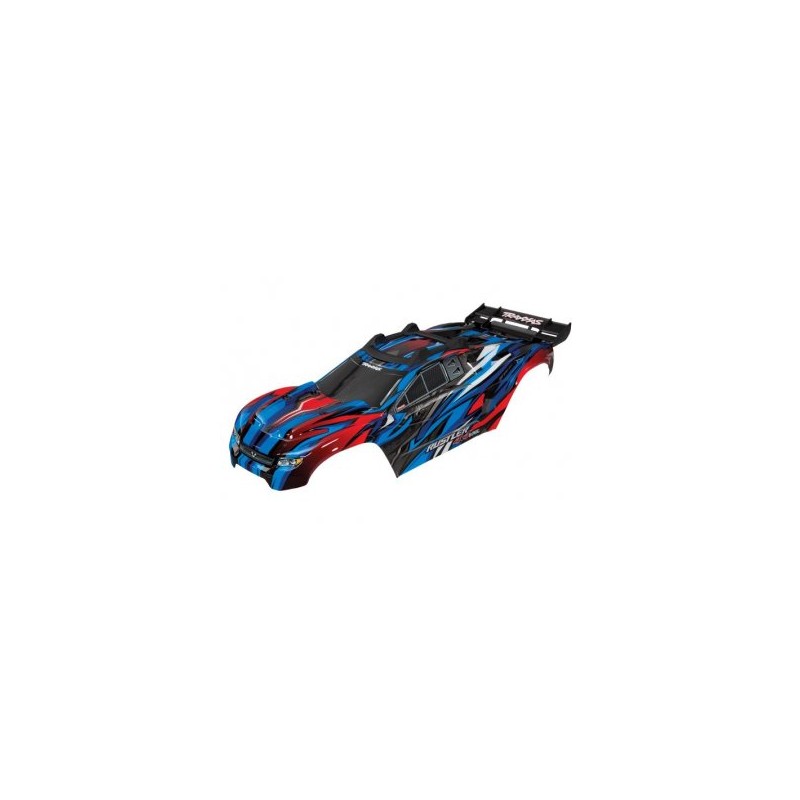 Body Rustler 4x4 Blue/Red Complete Clipless