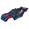 Body Rustler 4x4 Blue/Red Complete Clipless