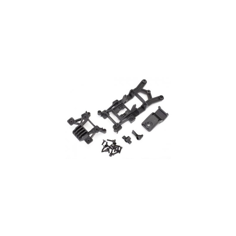 Body Mounts F&R Set  Rustler 4x4