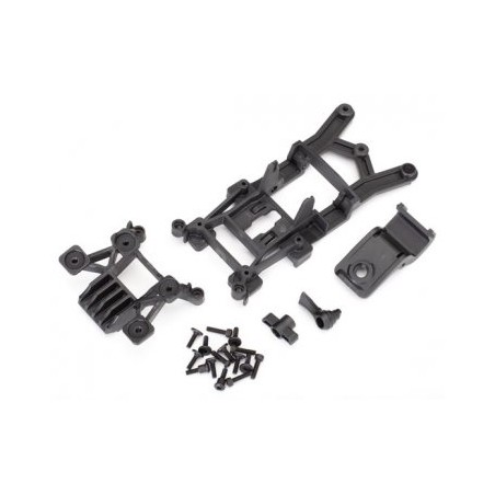 Karossfästen Fram & Bak Set  Rustler 4x4