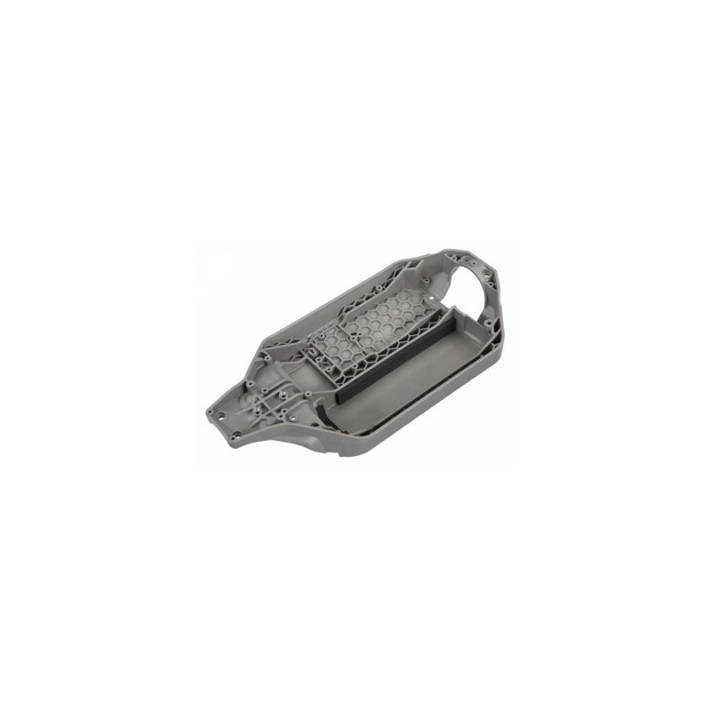 Main Chassis (Long Battery) Gray Rustler 4x4