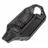 Main Chassis (Long Battery) Charcoal Gray Rustler 4x4