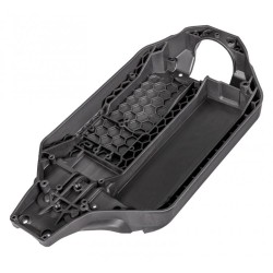 Main Chassis (Long Battery) Charcoal Gray Rustler 4x4