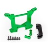 Shock Tower Rear Alu Green Rustler/Hoss 4x4