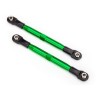 Toe Link Alu Green Front & Rear Complete(2) Rustler/Hoss 4x4, Raptor R